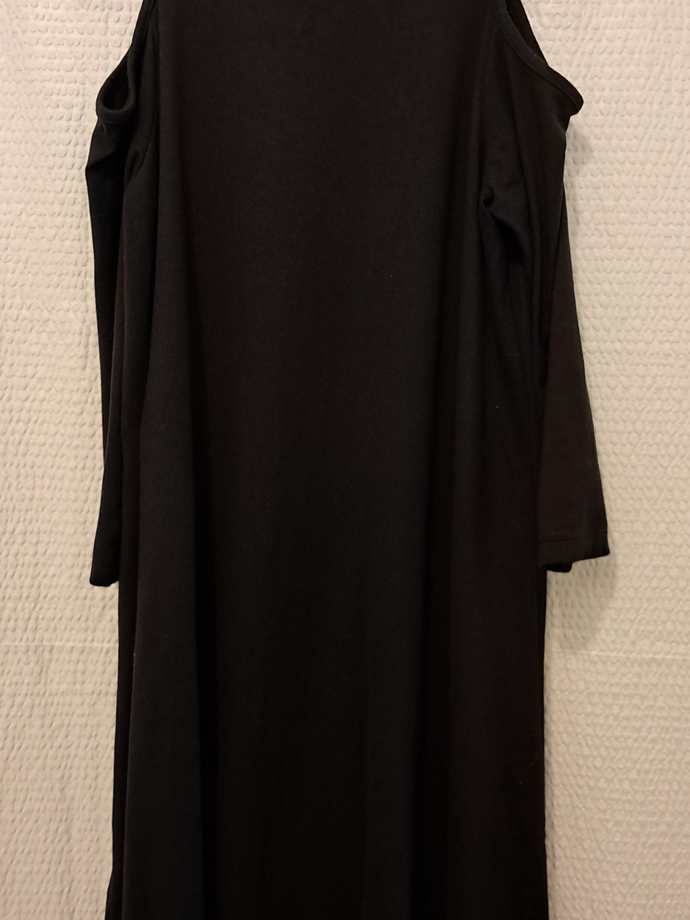 Hot Kiss Black Cold-Shoulder Long Sleeve Dress